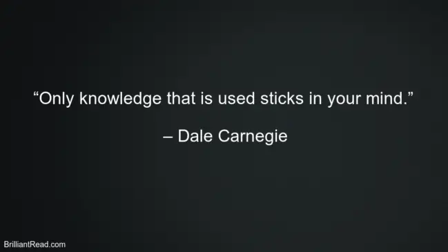 Dale Carnegie Best Advice