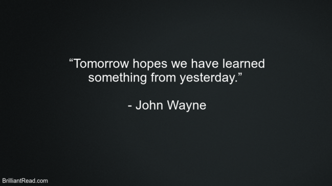 John Wayne Success Quotes