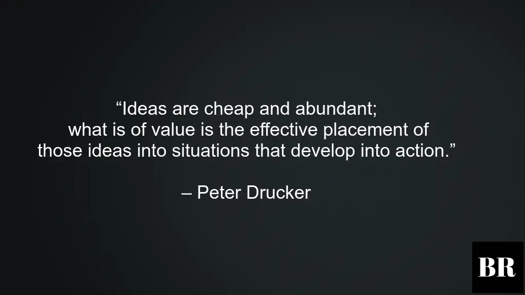 Best Peter Drucker Quotes