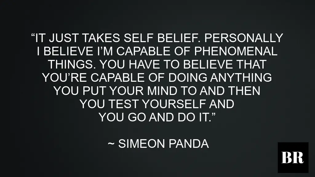 Simeon Panda Life Quotes