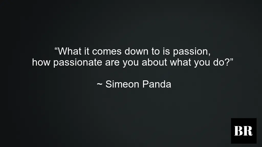 Simeon Panda Quotes