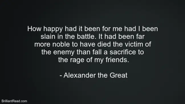 Alexander the Great Success Quotes