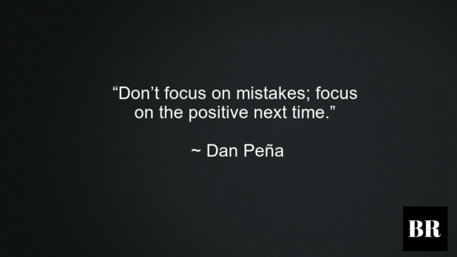 Dan Peña Best Life Advice