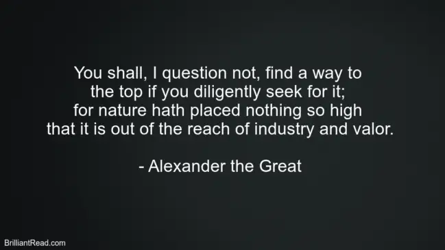 Alexander the Great Inspirational Quotes