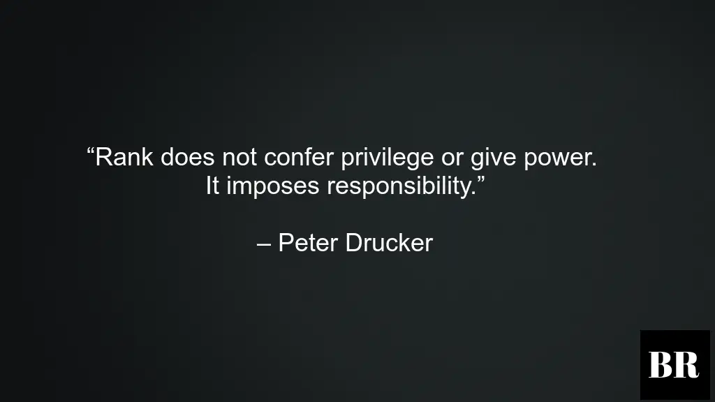 Peter Drucker Life Quotes