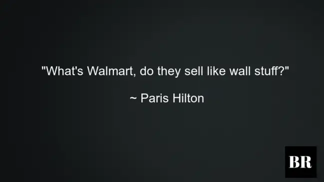 Paris Hilton Advice