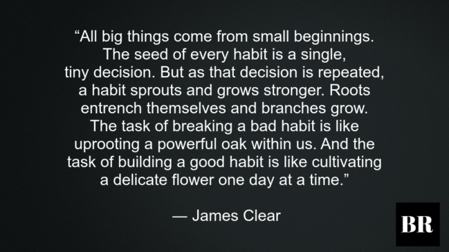 James Clear Best Advice