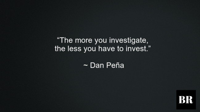 Dan Peña Best Advice