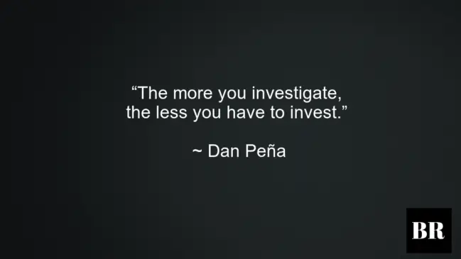 Dan Peña Best Advice