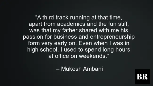 Mukesh Ambani Thoughts