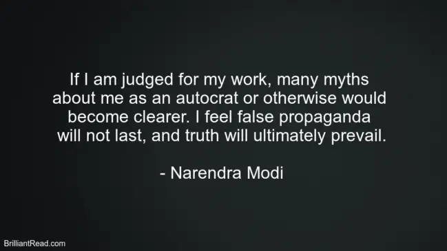 Narendra Modi Thoughts