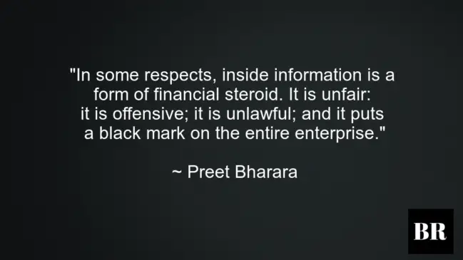 Preet Bharara Best Advice