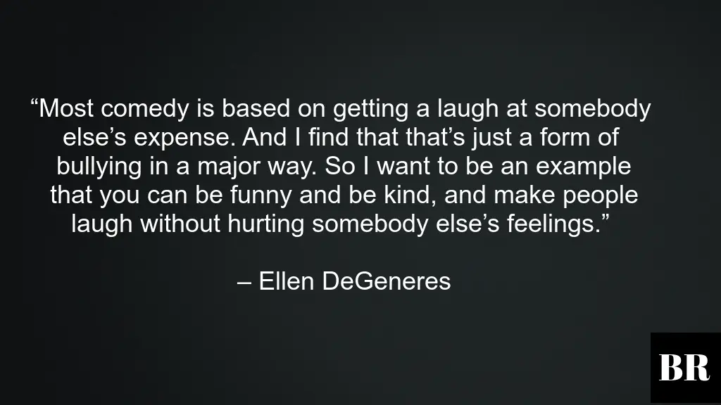 Ellen DeGeneres Advice