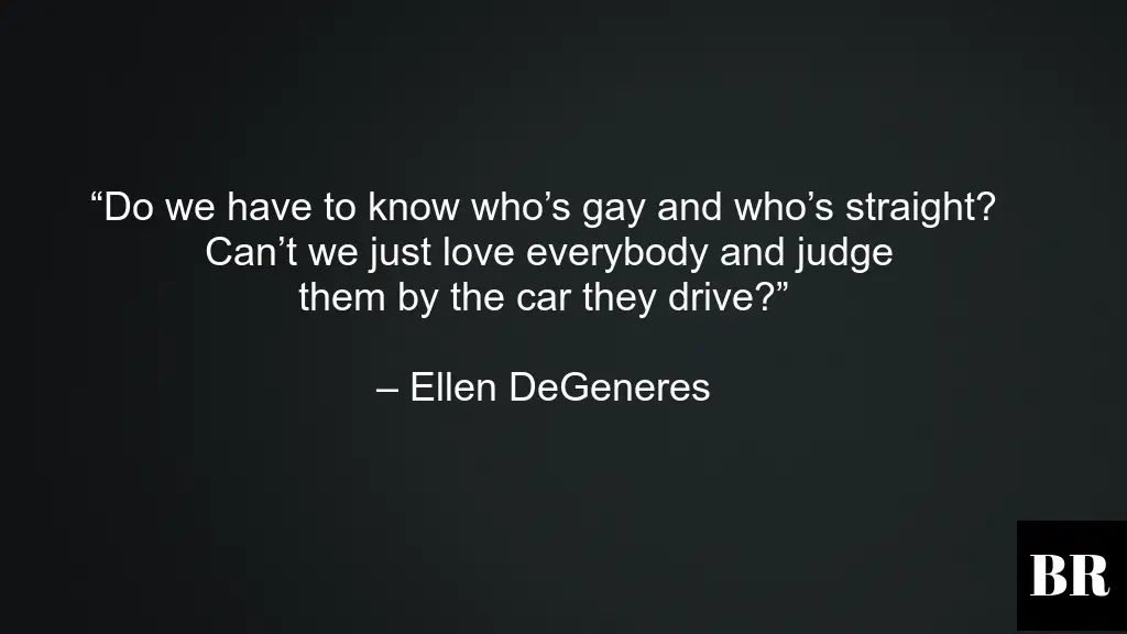 Ellen DeGeneres Thoughts