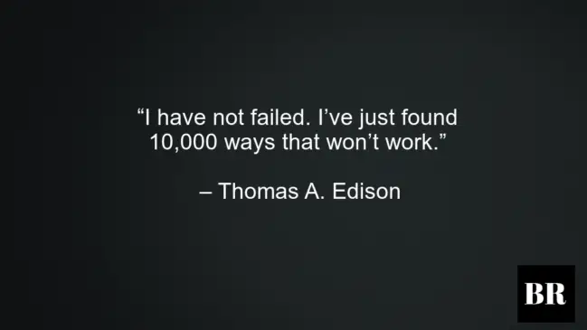 Thomas Edison Quotes