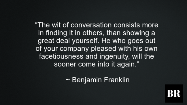 Benjamin Franklin Best Quotes