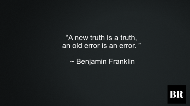 Benjamin Franklin Best Advice