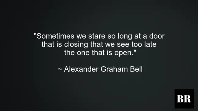 Alexander Graham Bell Best Advice