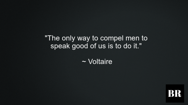Voltaire Best Quotes And Advice