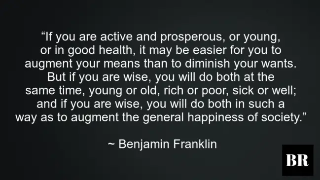 Benjamin Franklin Quotes