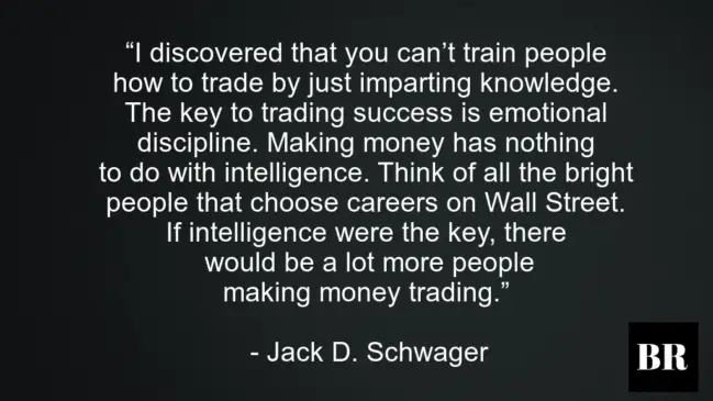 Jack D. Schwager Best Advice