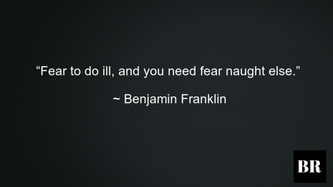 Benjamin Franklin Best Advice