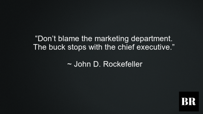 John D. Rockefeller Life Advice