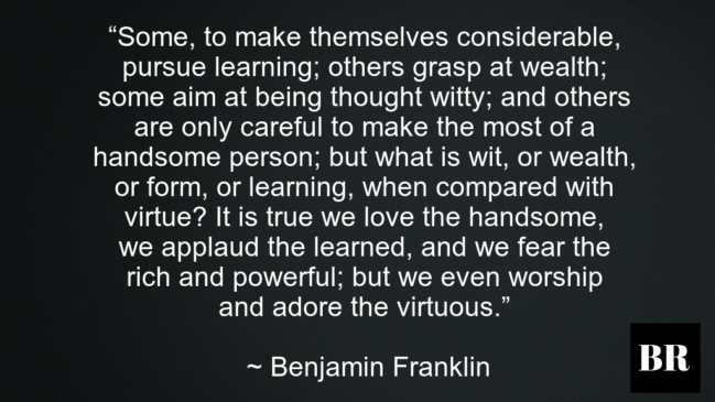 Benjamin Franklin Top Best Quotes