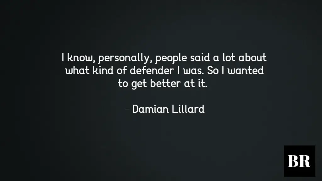 Damian Lillard Quotes