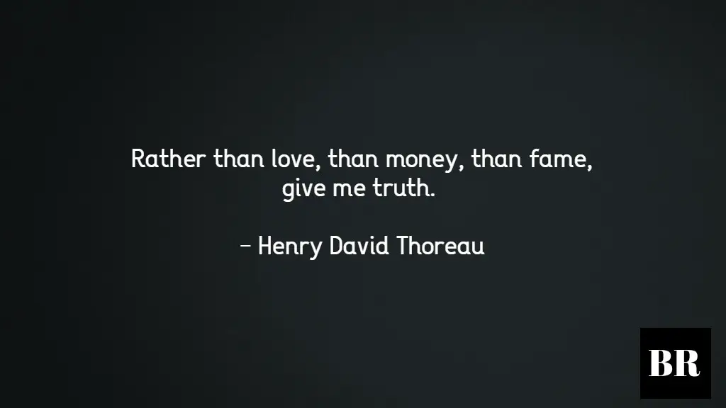 Henry David Thoreau Quotes