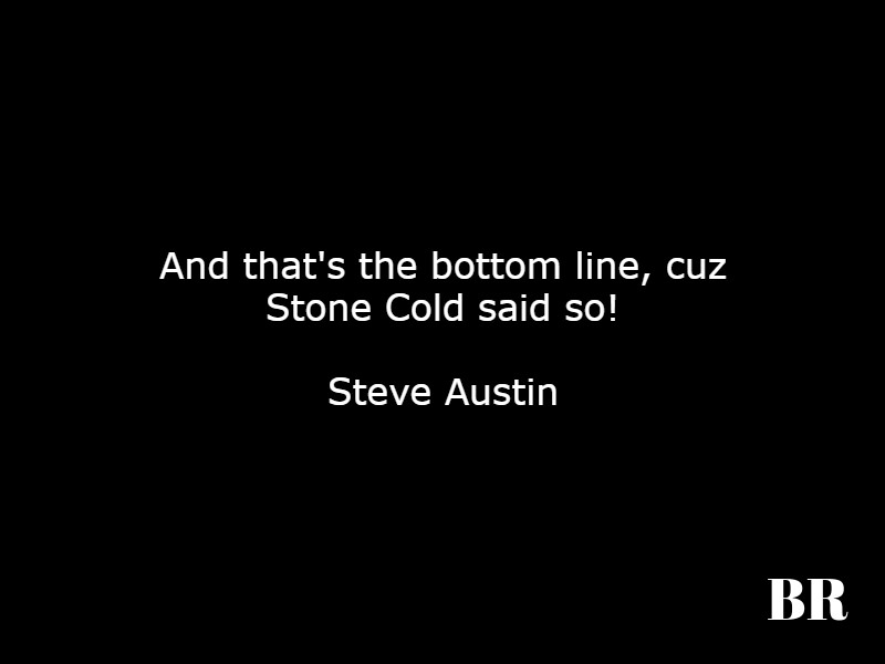 Stone Cold Steve Austin Quotes