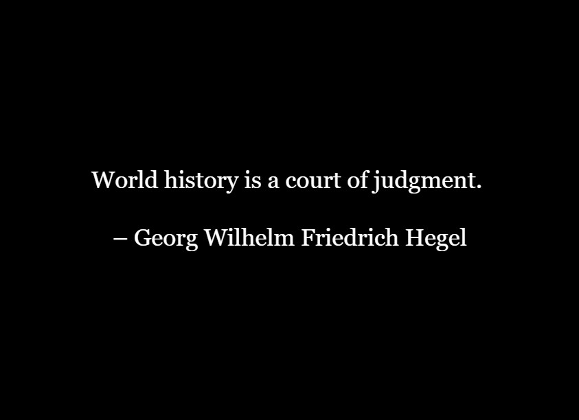 Hegel Quotes on history