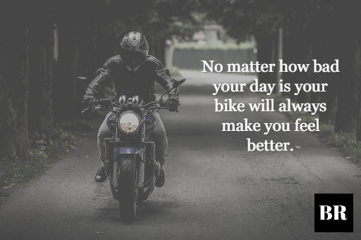 biker captions WhatsApp status