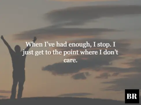 I don't care quotes 