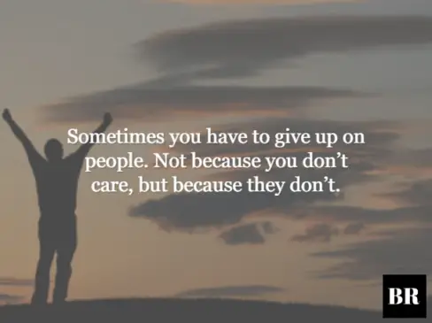 I don't care quotes 