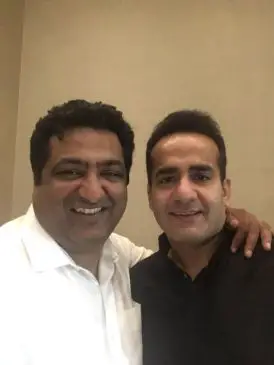 Tushar Kansal with Aman Chopra (Right)