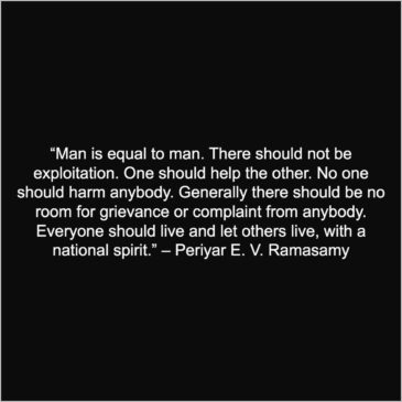 periyar quote on men