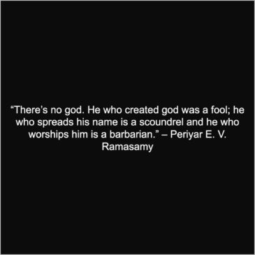 Periyar quotes on god