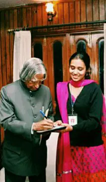 With Late APJ Abdul Kalam - Former President of India