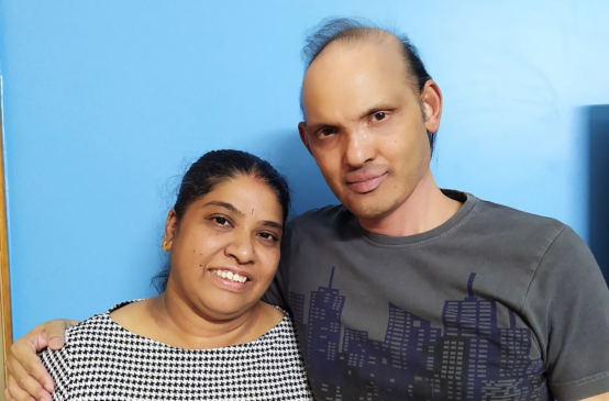 Sriram Shankarlingam with Latha Krishnamani