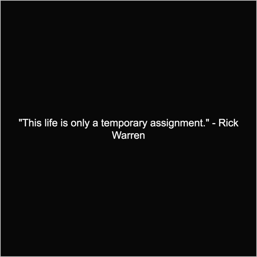 life is temporary quotes