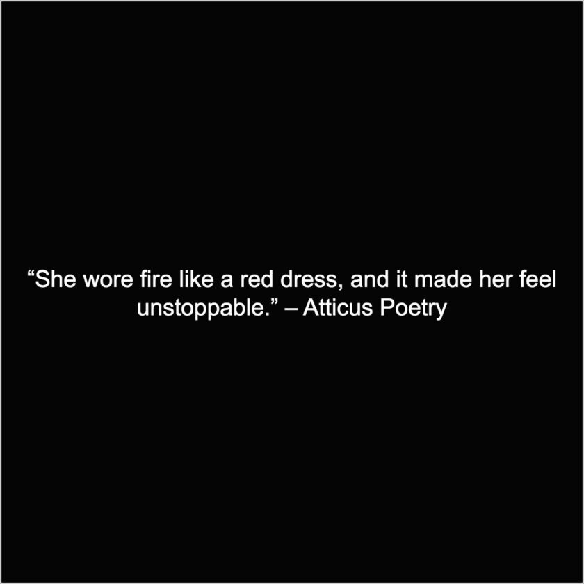 sexy red dress captions to slay 