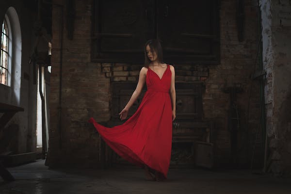 Kill your haters in red dress captions