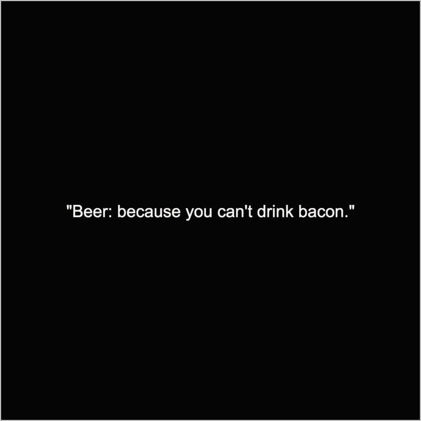 caption for beer 