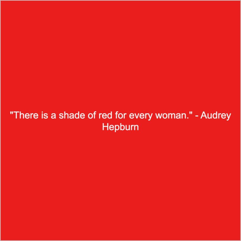 Quotes about Red Colour