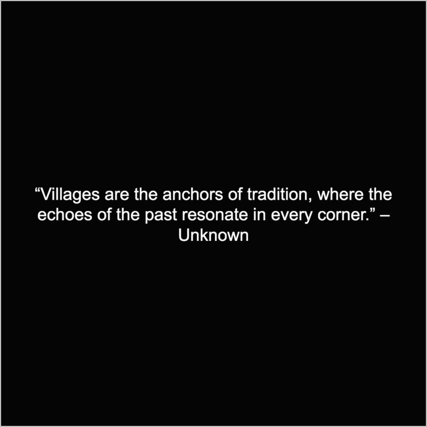village life is best quotes