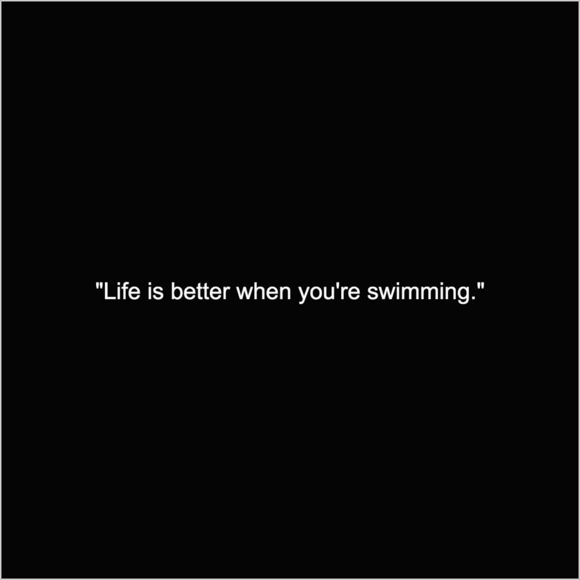 swim captions pool