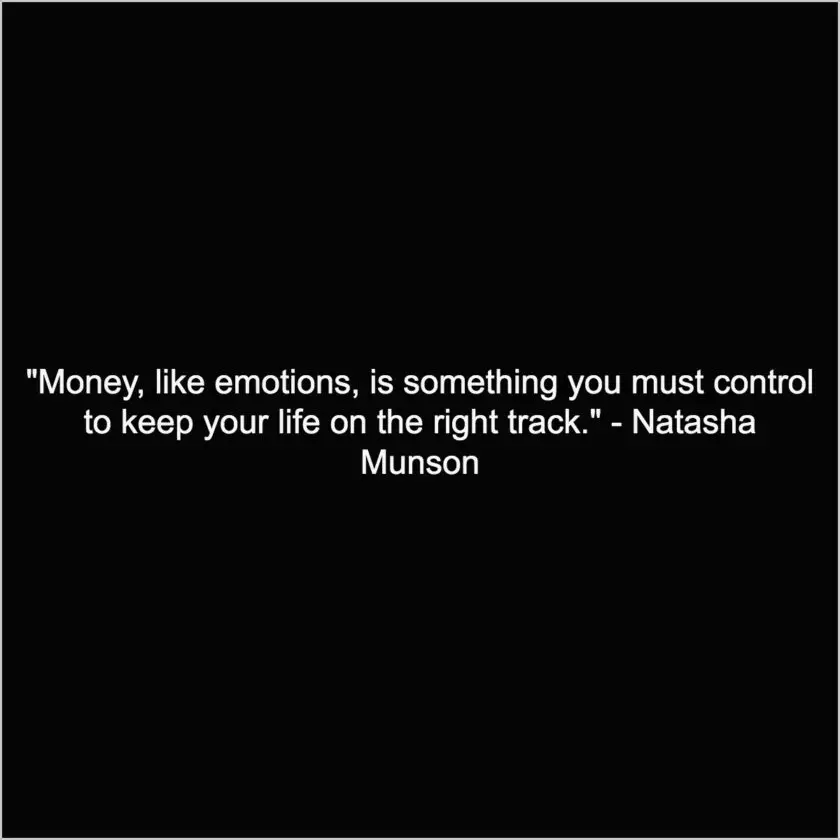 money captions about control 