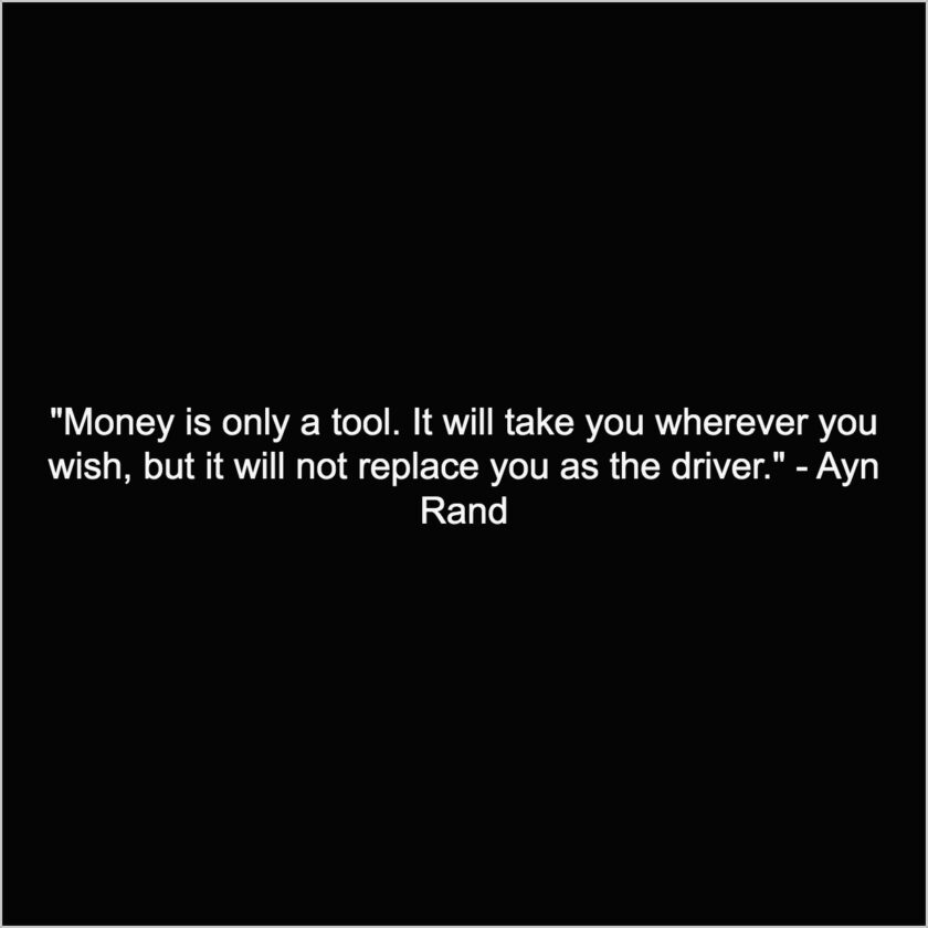 caption on money