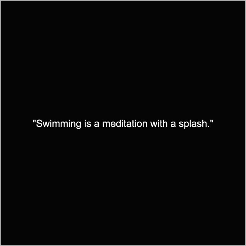 dive in the pool destress